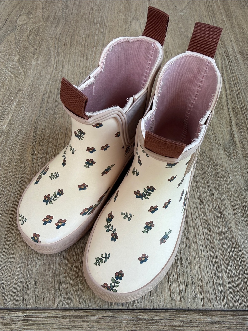 Zara Kids Floral Rain Boots